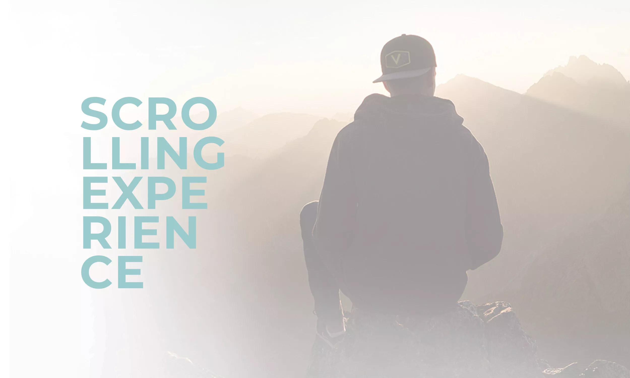 Scroll portfolio webdesign idea